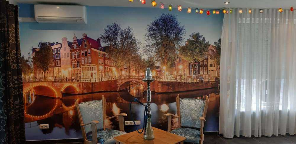 Amsterdam w nocy