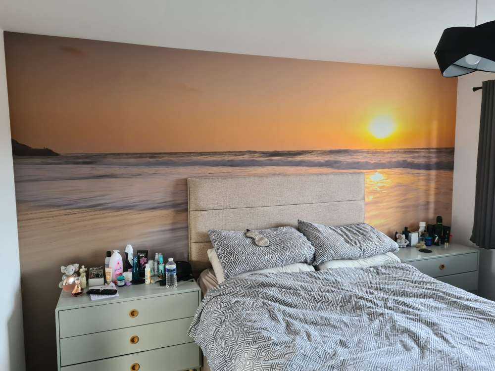 Zachód słońca na plaży