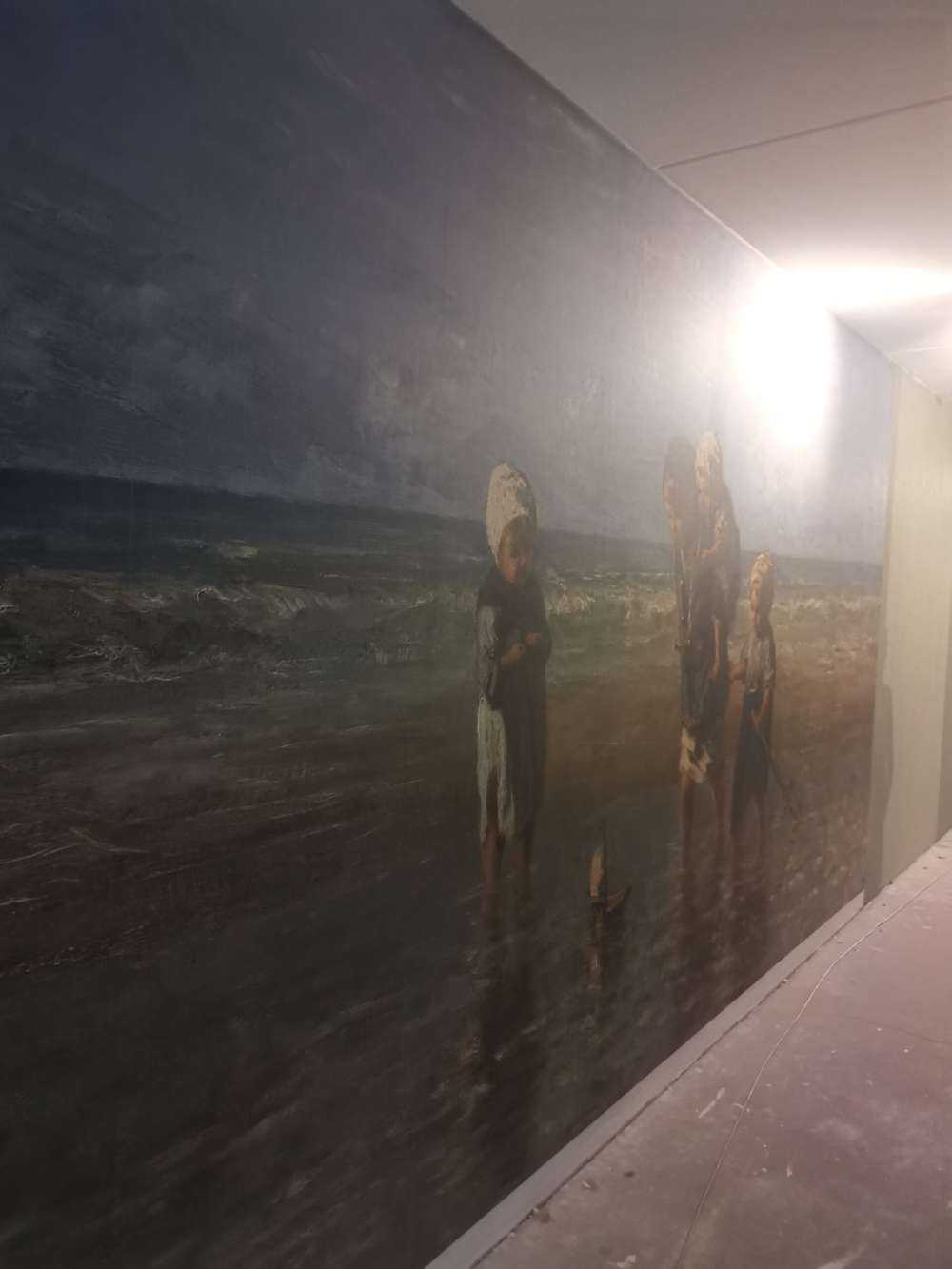 Spienione morze w czerni i bieli