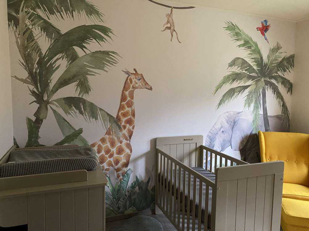 Kolorowe zwierzęta w dżungli 