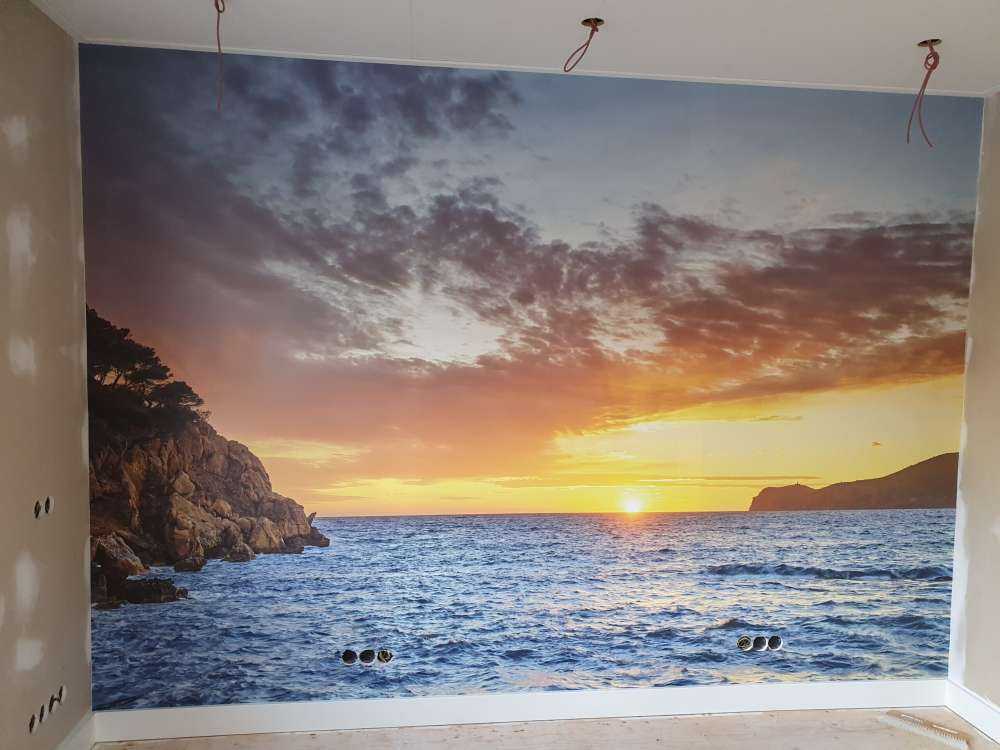 Zachód słońca na wyspie