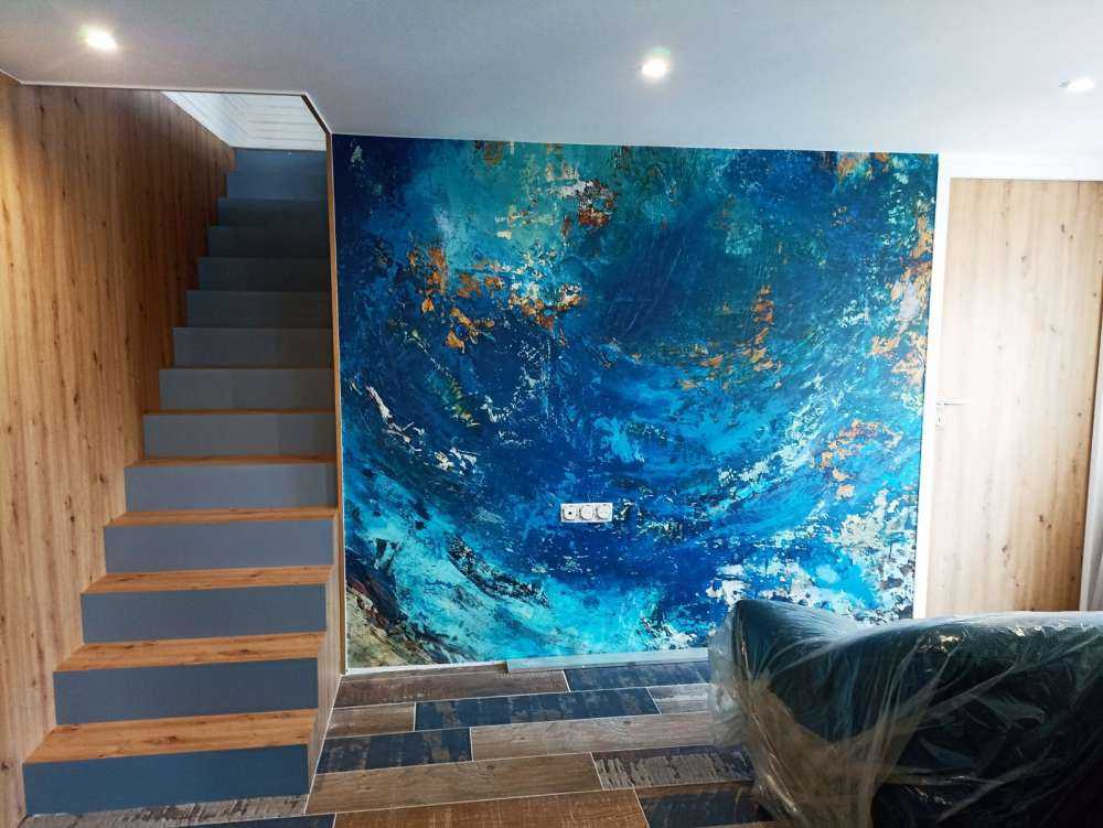 Wrażenie namalowanej wody 