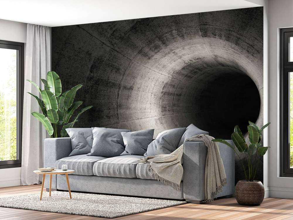 Betonowy tunel 3D
