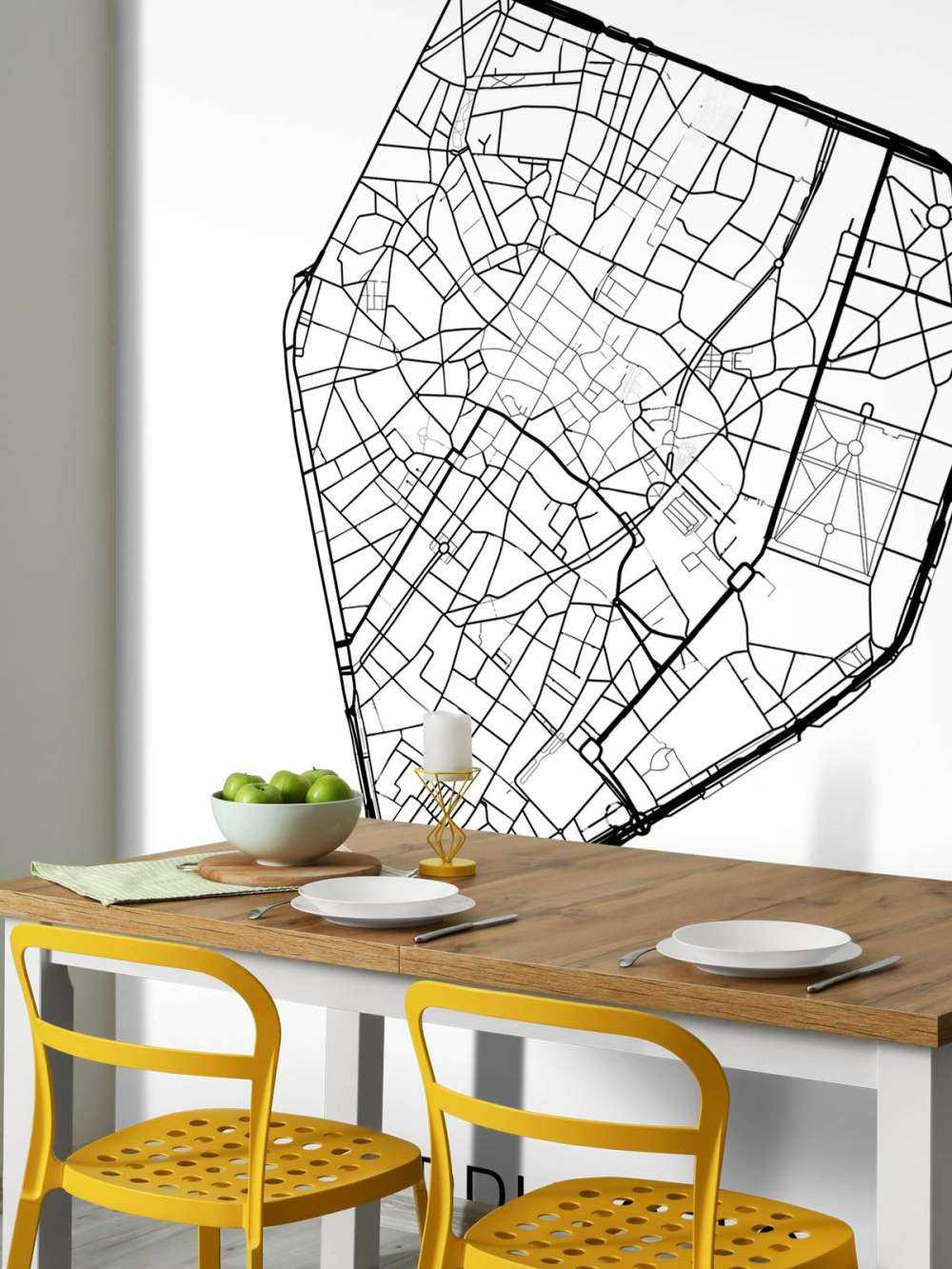 Unikatowa mapa Brukseli