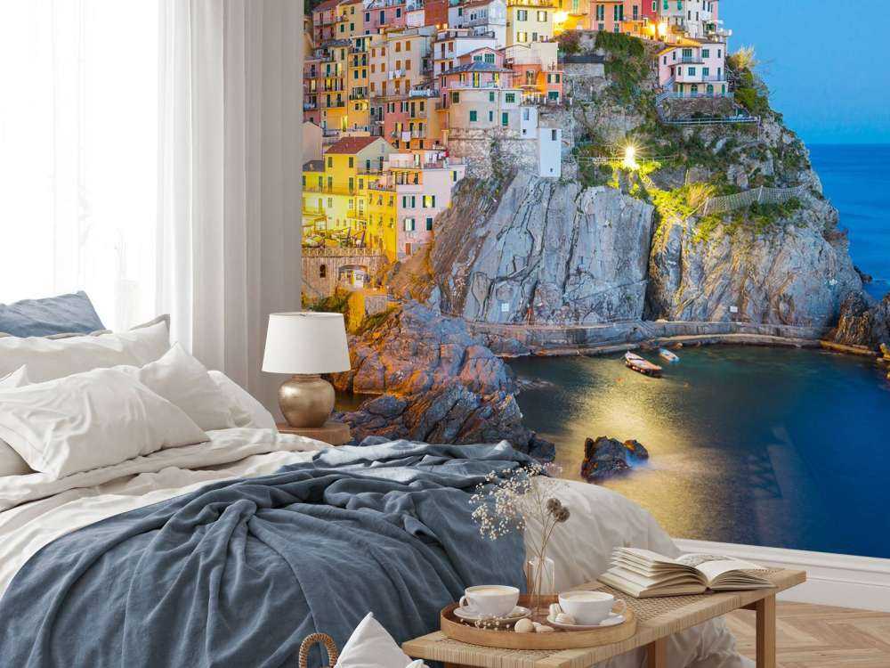 Włoskie miasto nocą