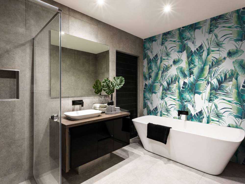 Malowane liście palmowe