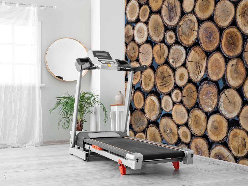 Kłody ułożone w stosy