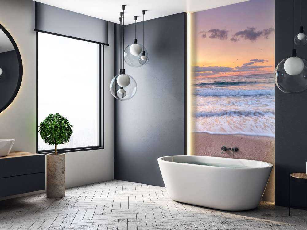 Kolorowy zachód słońca