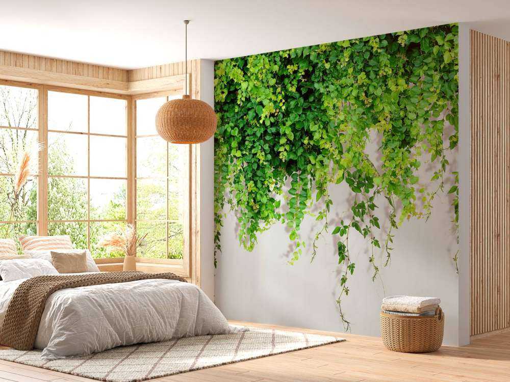 Zielone zwisające gałęzie