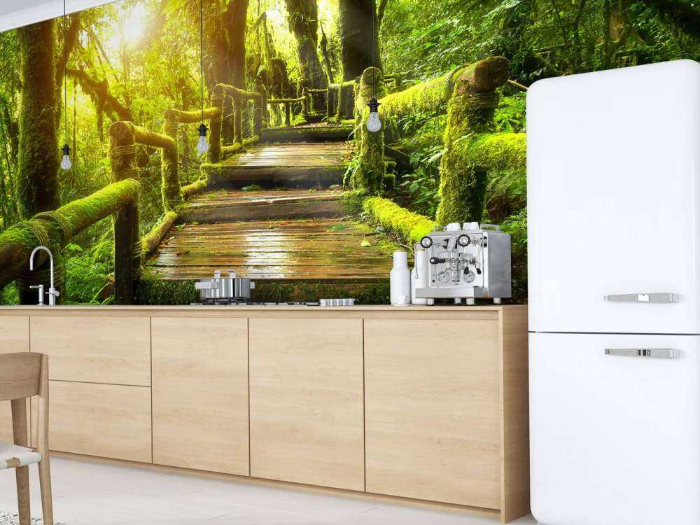 Duże schody do dżungli