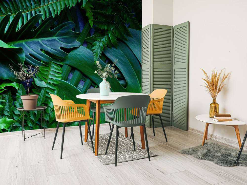 Zielone liście dżungli