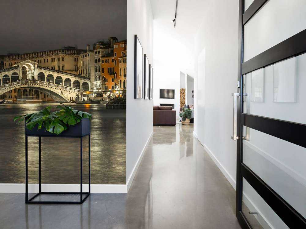 Most Rialto wieczorem