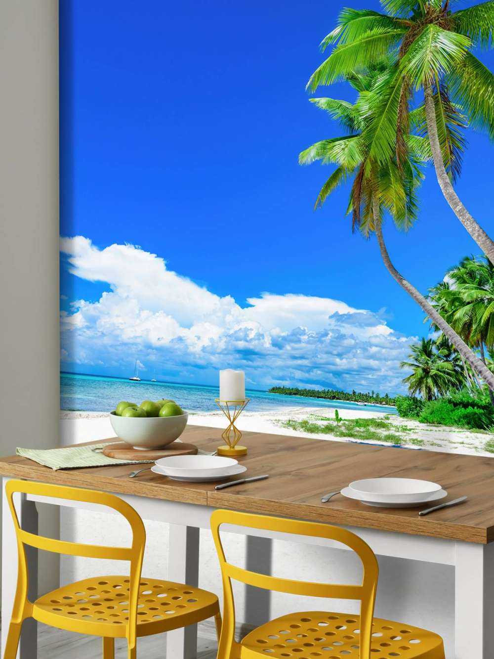 Niebiańska tropikalna plaża