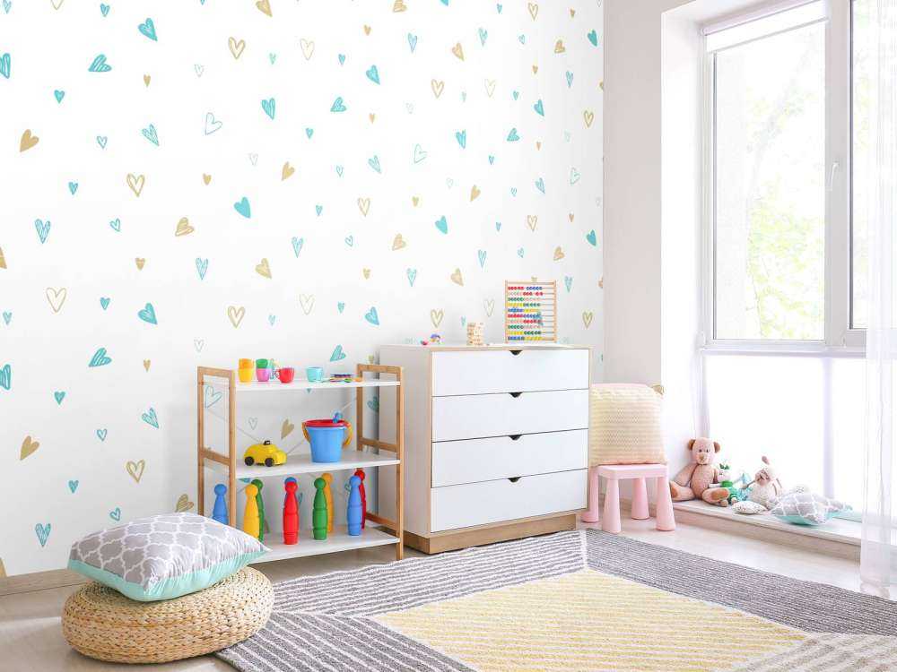 Niebieskie i złote serca