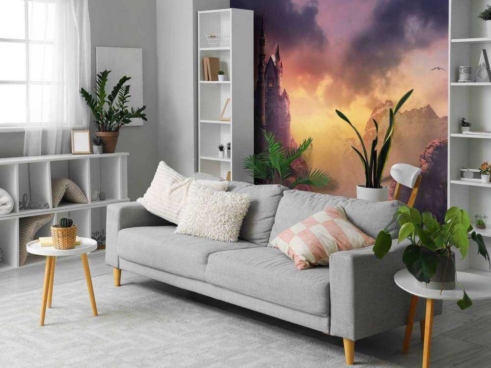 Zamek o zachodzie słońca