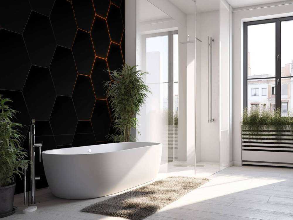 Abstrakcyjne sześciokąty