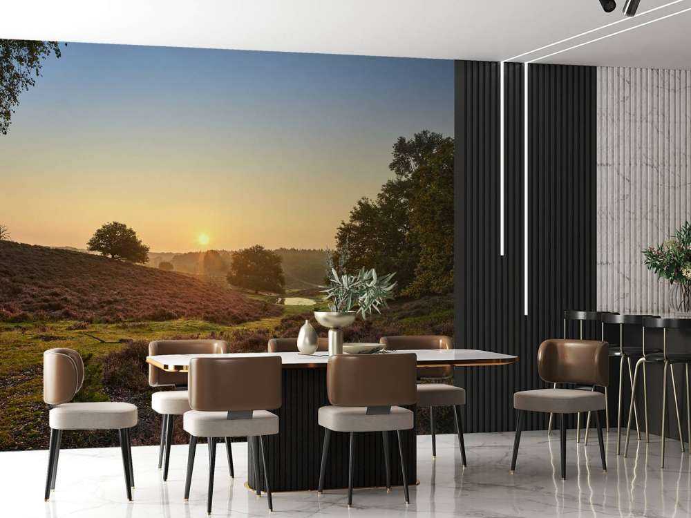 Kałuża na wrzosowisku