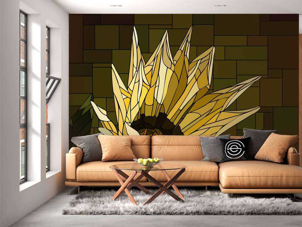 Kwitnąca gazania żółta