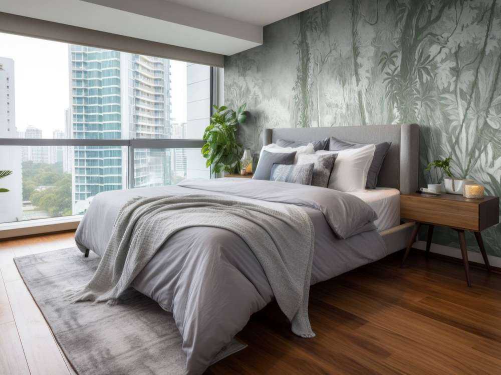 Las tropikalny - zielony