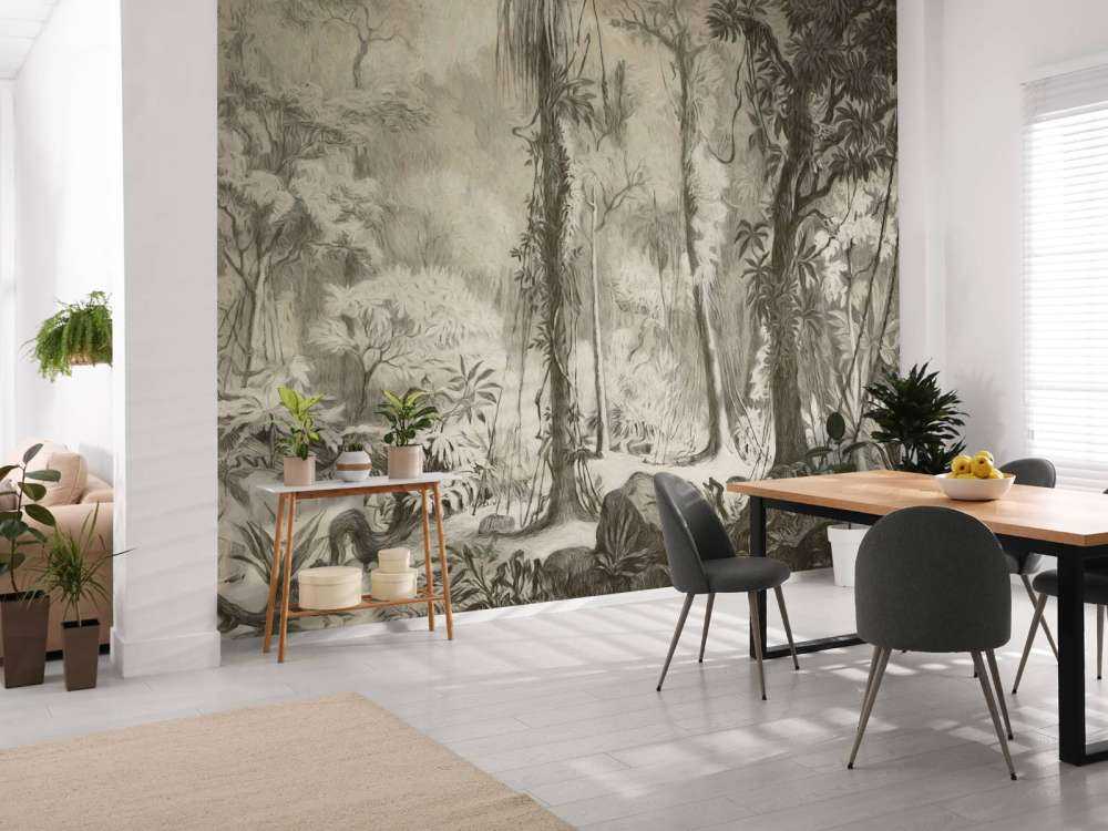 Las tropikalny - brązowy