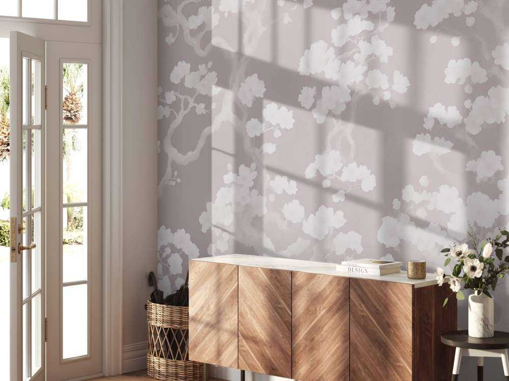 Cudowny kwitnący las - różowy