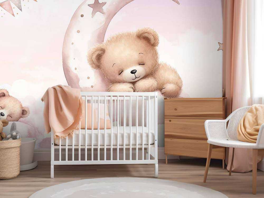 Śpiące misie na księżycu