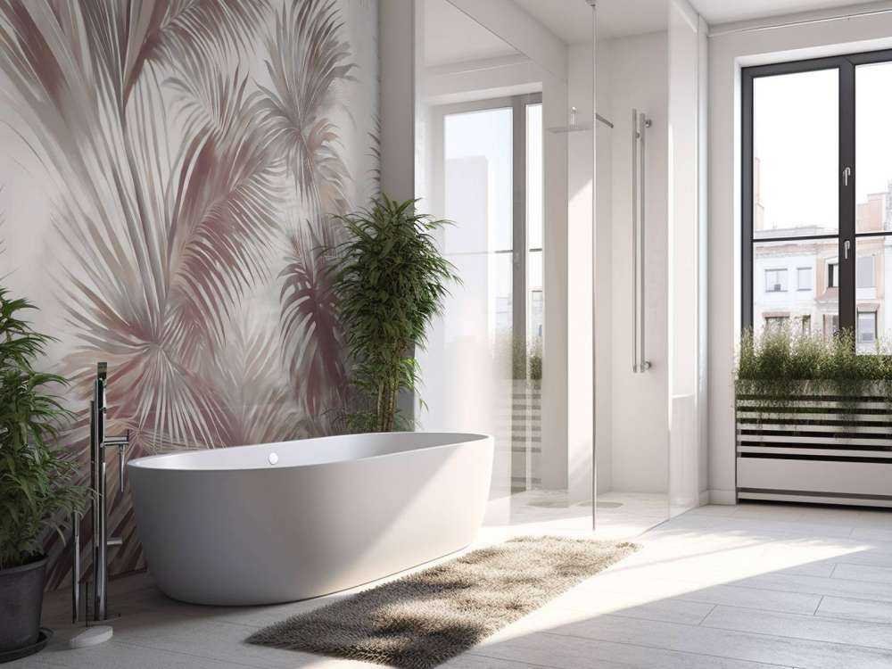 Palm Extravaganza Brązowy