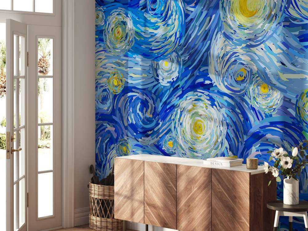 Gwieździsta noc ilustracja