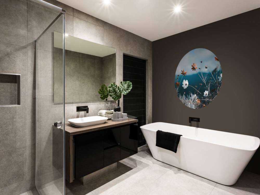 Kwiaty kosmosu w polu