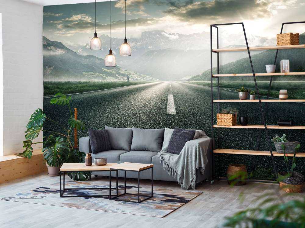 Droga w krajobrazie górskim