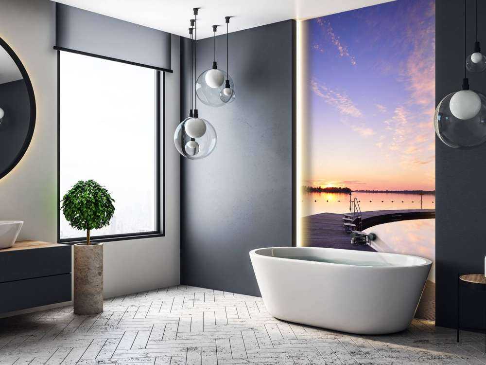 Pomost kąpielowy z blokami startowymi