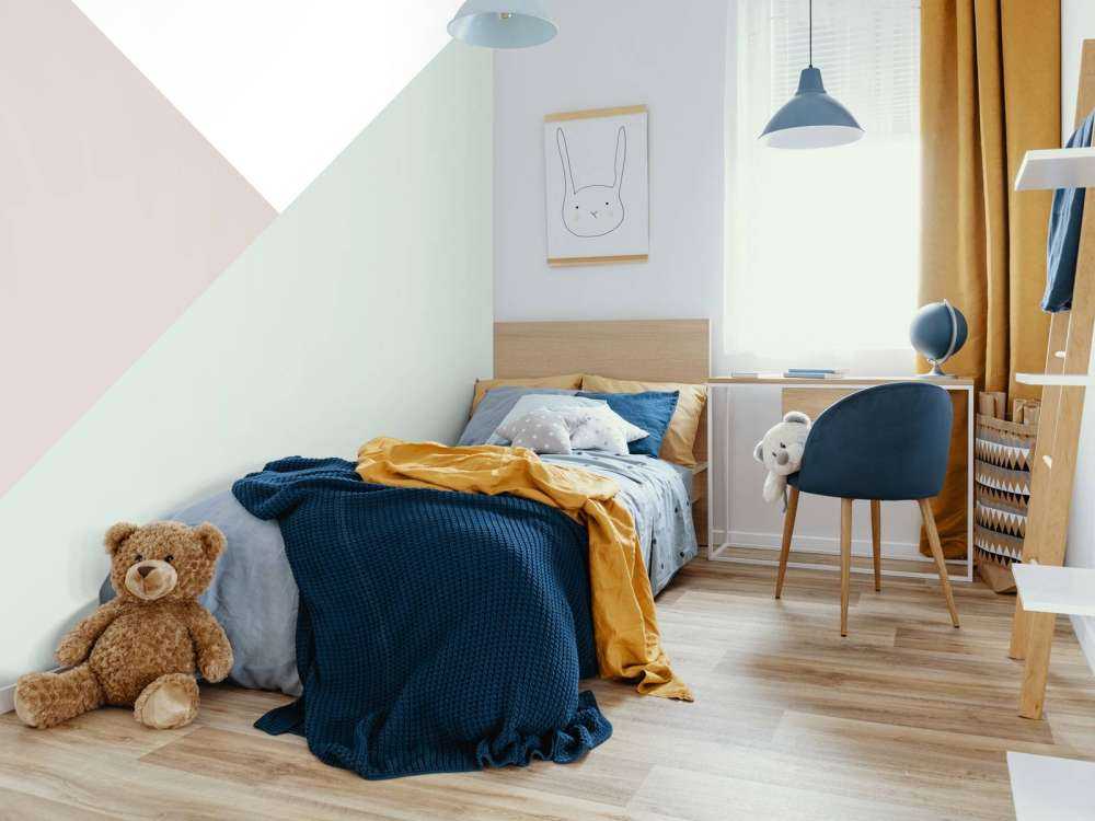 Trójkąt w pastelowych kolorach