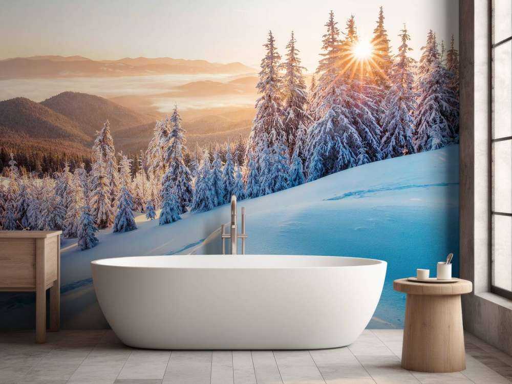 Zimowy poranek w górach