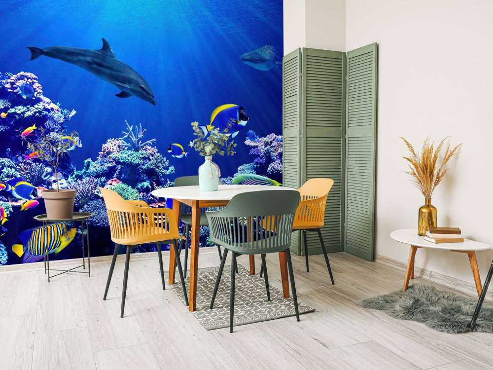 Podwodny niebieski świat 