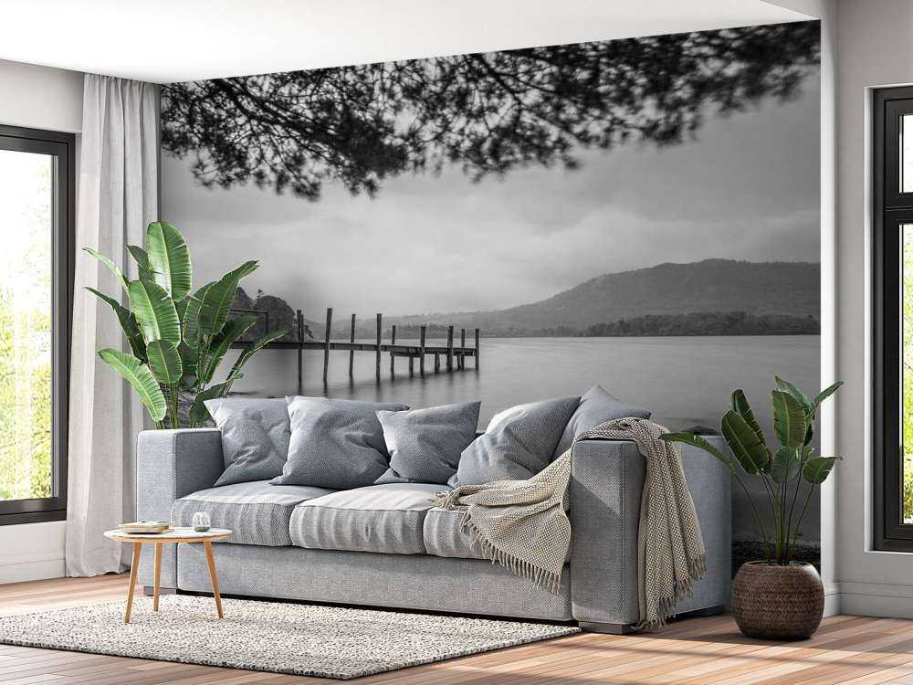 Nabrzeże w jeziorze