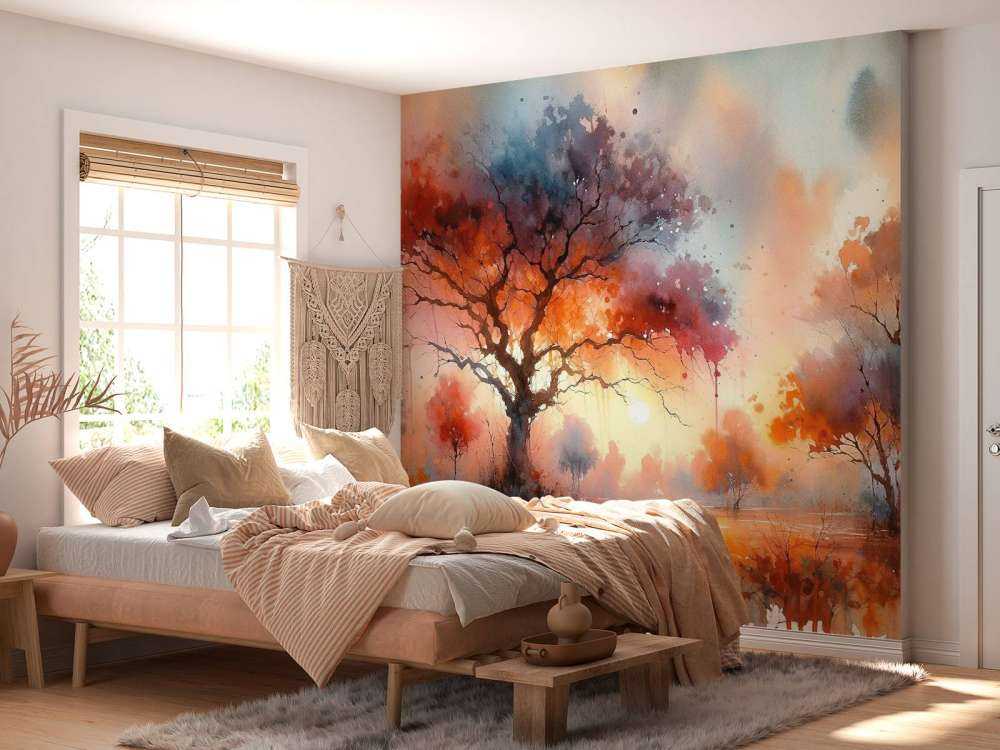 Ognista Korona Jesieni o Zmierzchu