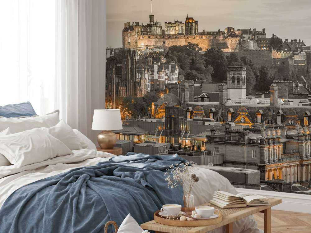 Edinburgh Castle and The Balmoral Hotel, Scotland