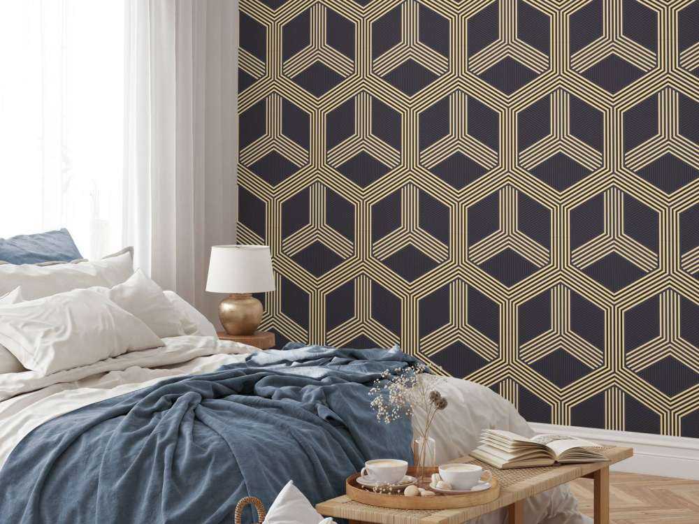 Wzór iluzji art deco