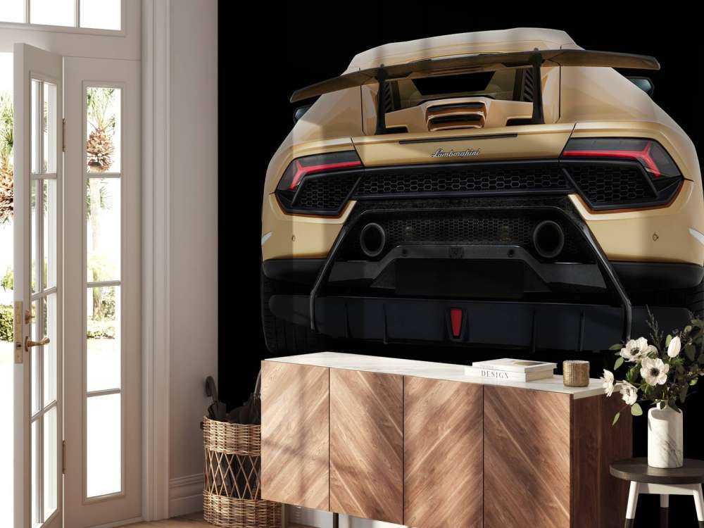 Lamborghini Huracán - Tył, czarny