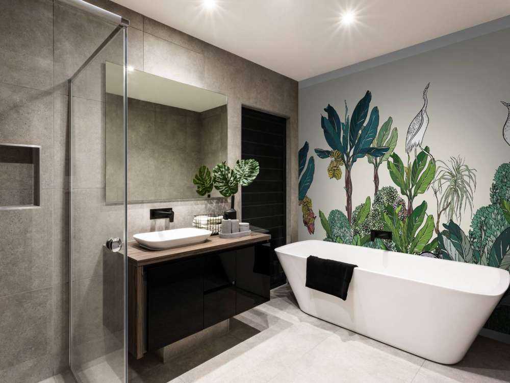 Panorama dżungli z zwierzętami