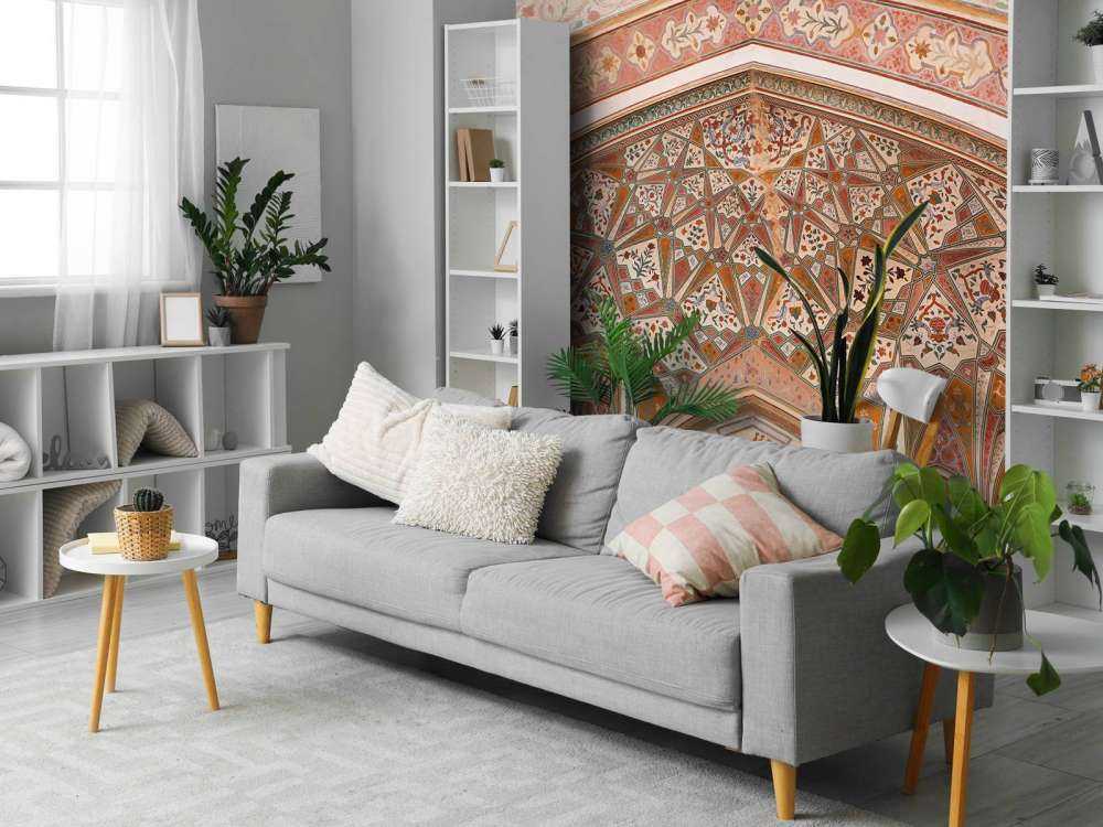 Bogato malowany łuk indiański