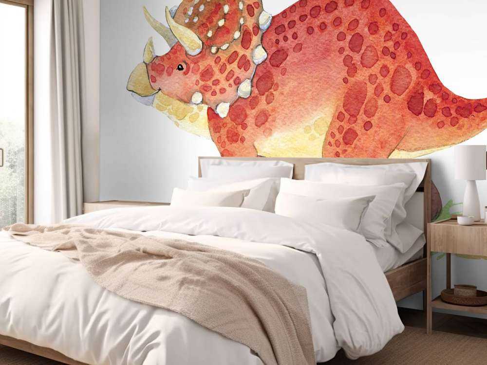 Cute Triceratops dinosaur