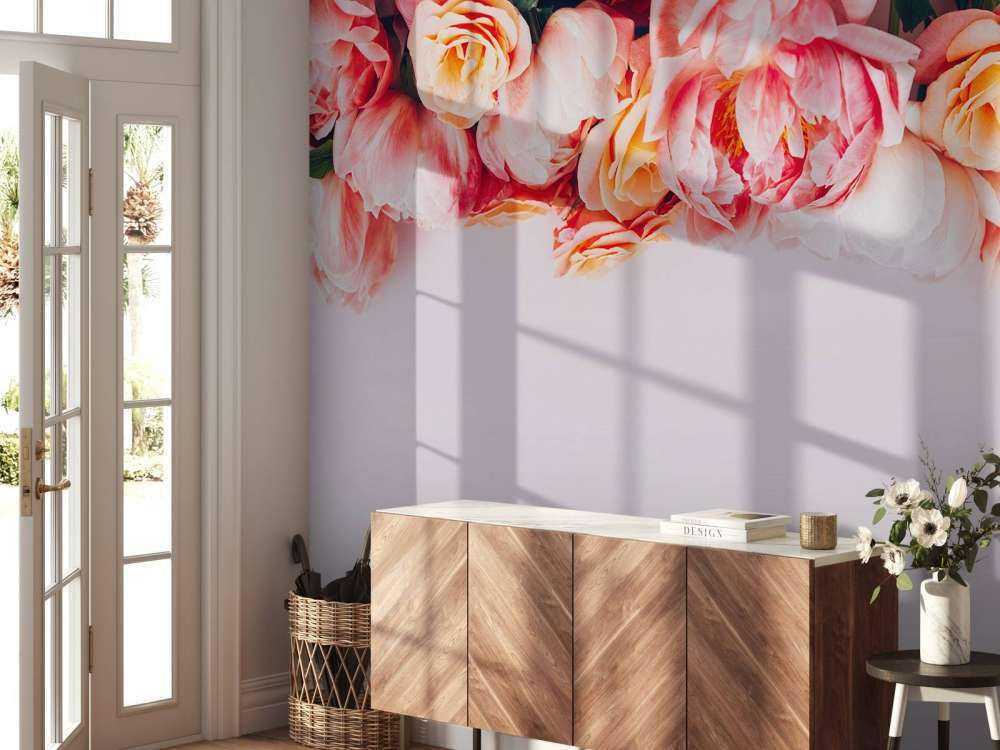 Róże w różnych odcieniach różu