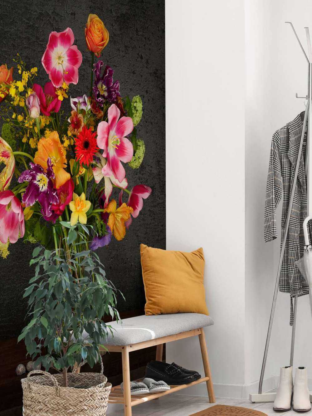 Kolorowy bukiet kwiatów