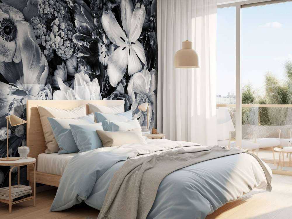 Bukiet różnych kwiatów