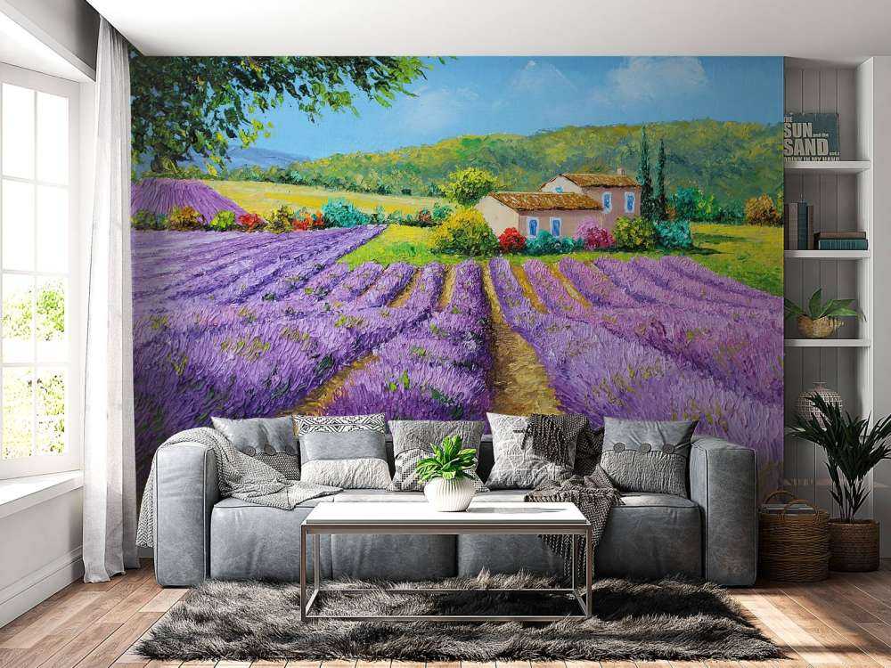 Lavender under linden