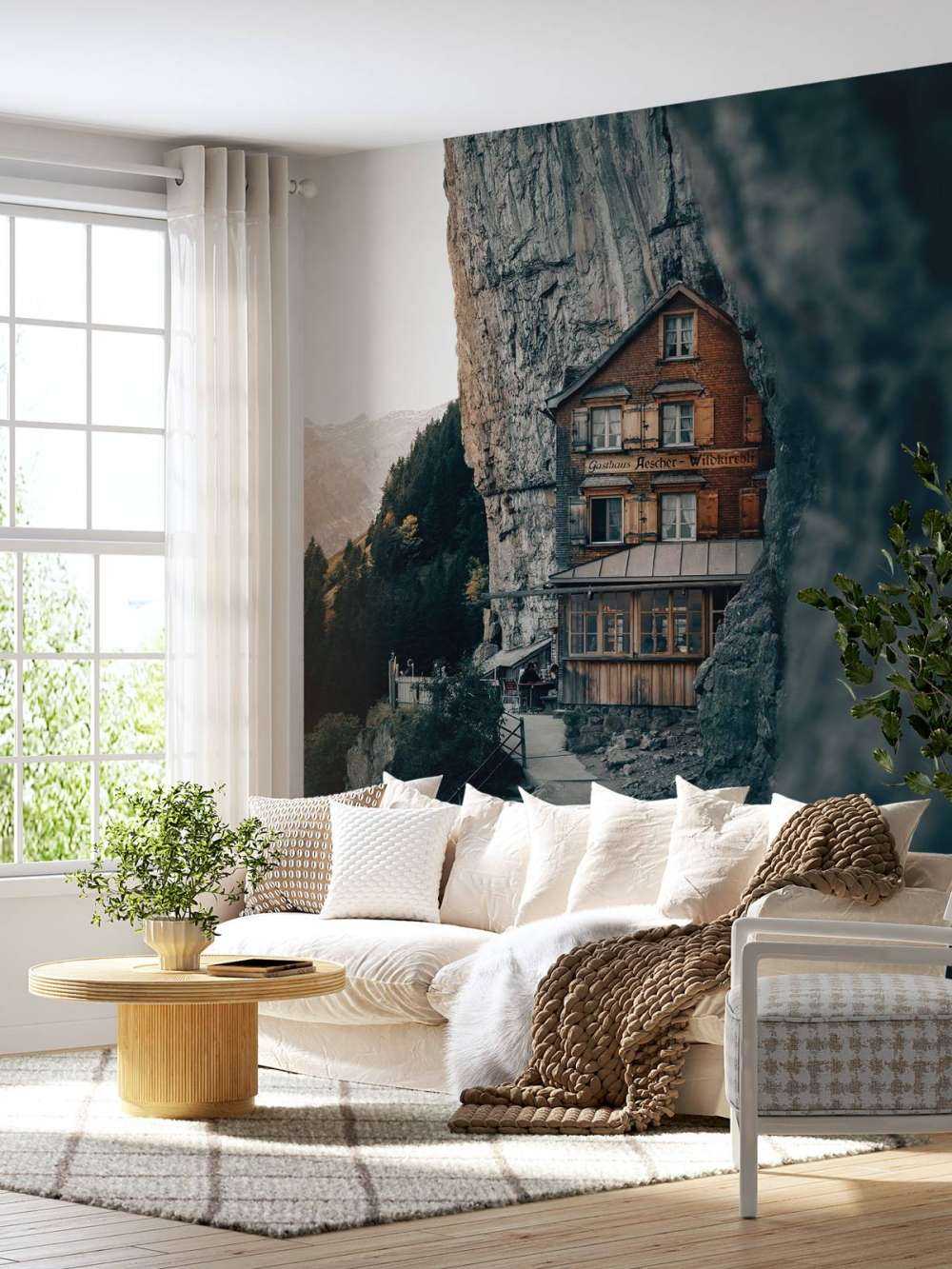 Górska chata w Alpach