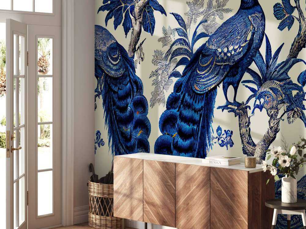 Królewski błękit Pawi blask