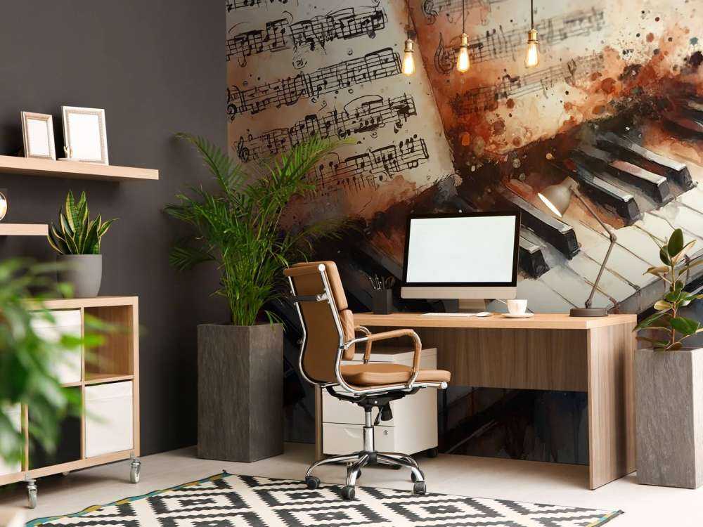 Melodyjna harmonia uchwycona w artystycznych pociągnięciach pędzla