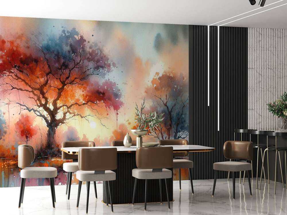 Ognista Korona Jesieni o Zmierzchu